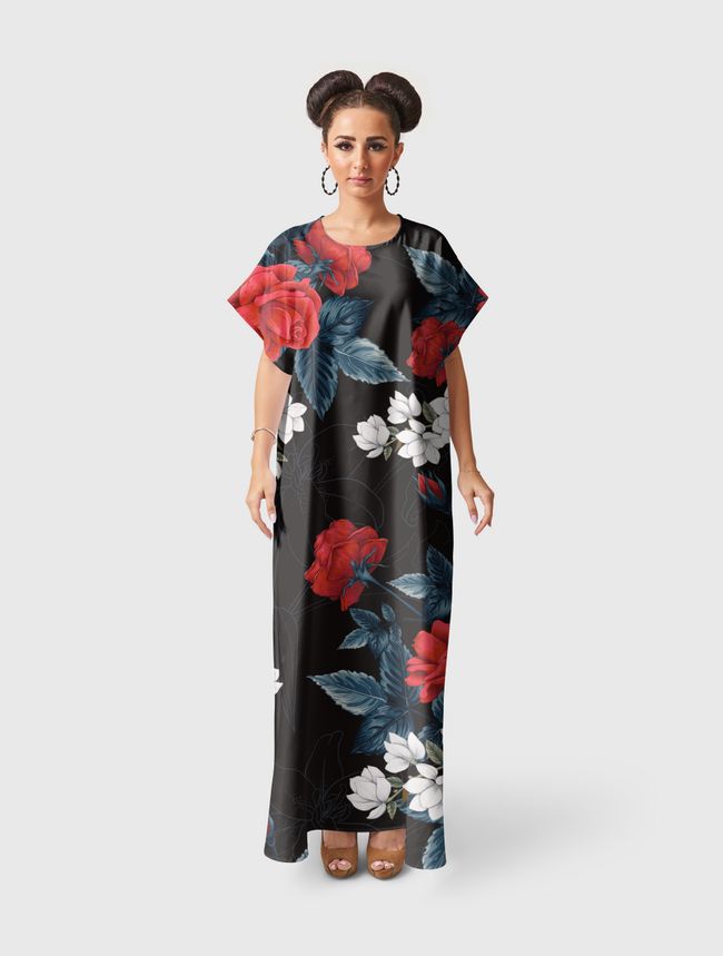 Floral Background Gifts - Short Sleeve Dress