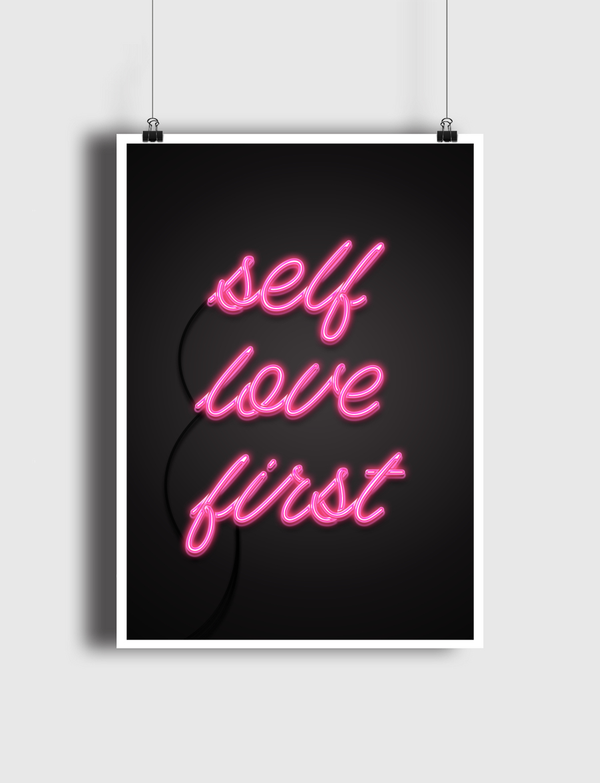 Self love first Poster