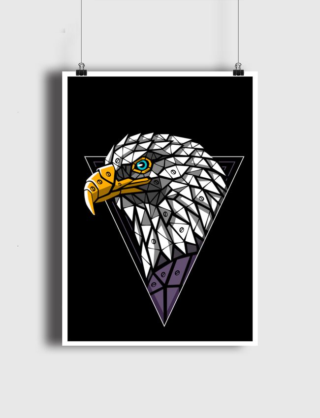 Cyber Eagle Punk - Poster