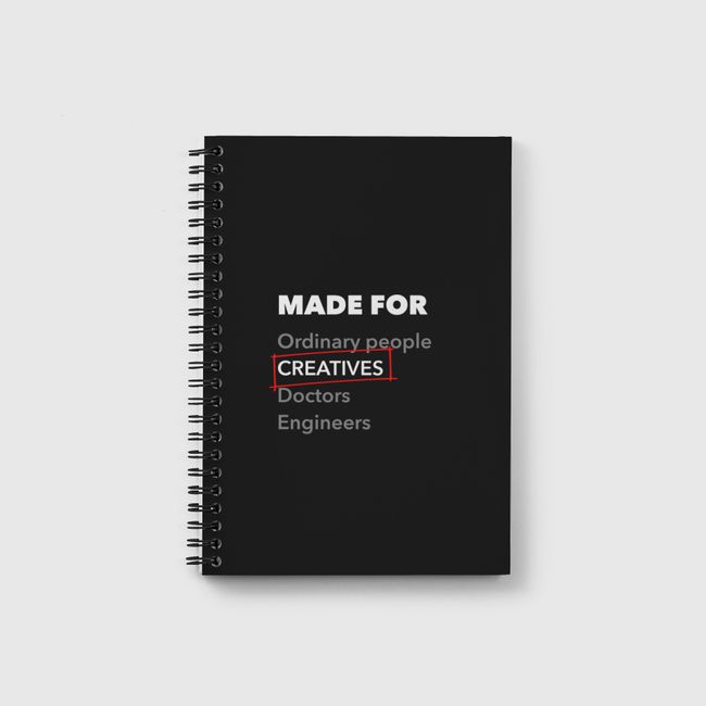 Mede for creatives - Notebook