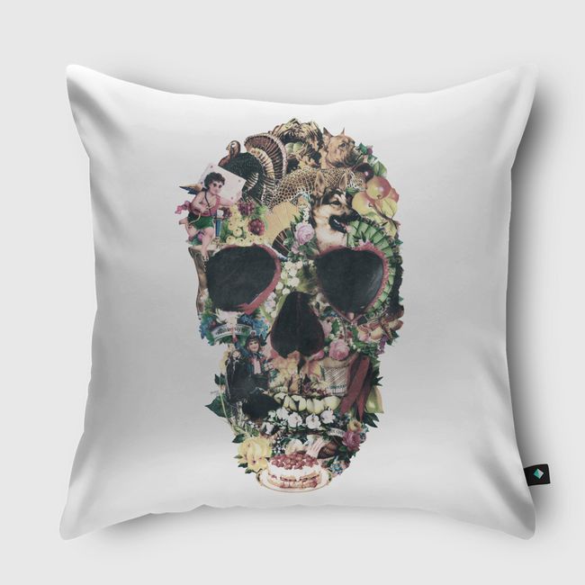 Vintage Skull - Throw Pillow