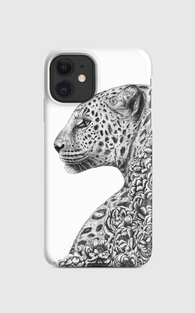 Leopard with flowers - Regular Case