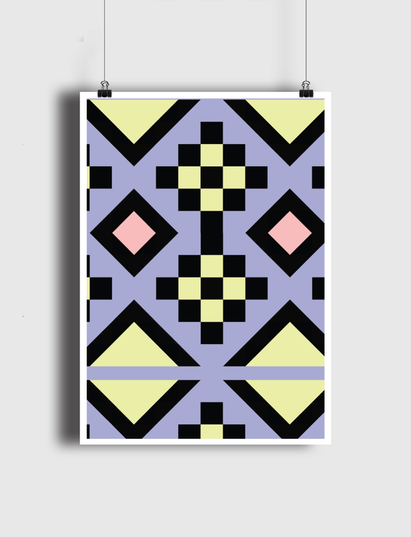 Pixelated Fantasy Poster