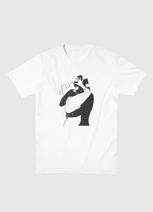 The puzzle love. - Men Basic T-Shirt