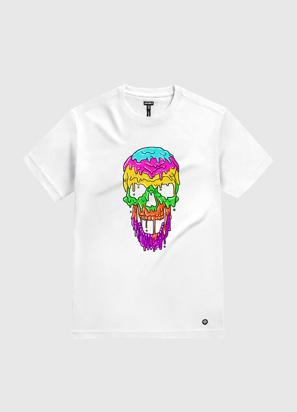 Summer Skull White Gold T-Shirt