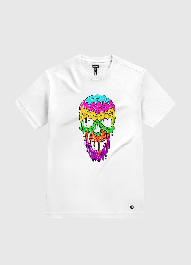 Summer Skull - White Gold T-Shirt