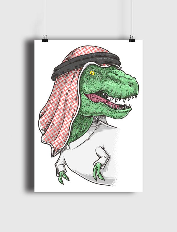 Saudi T-rex  Poster