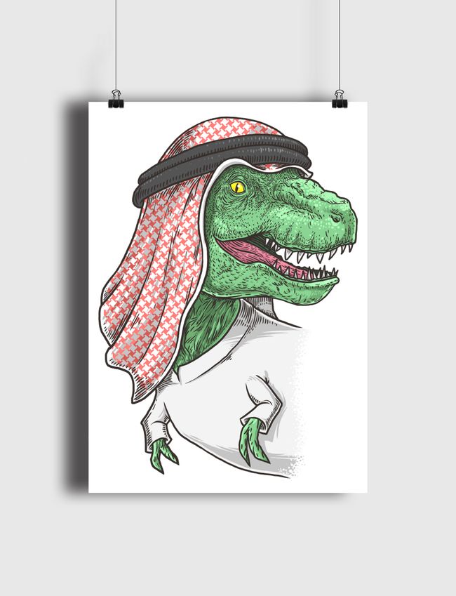 Saudi T-rex  - Poster