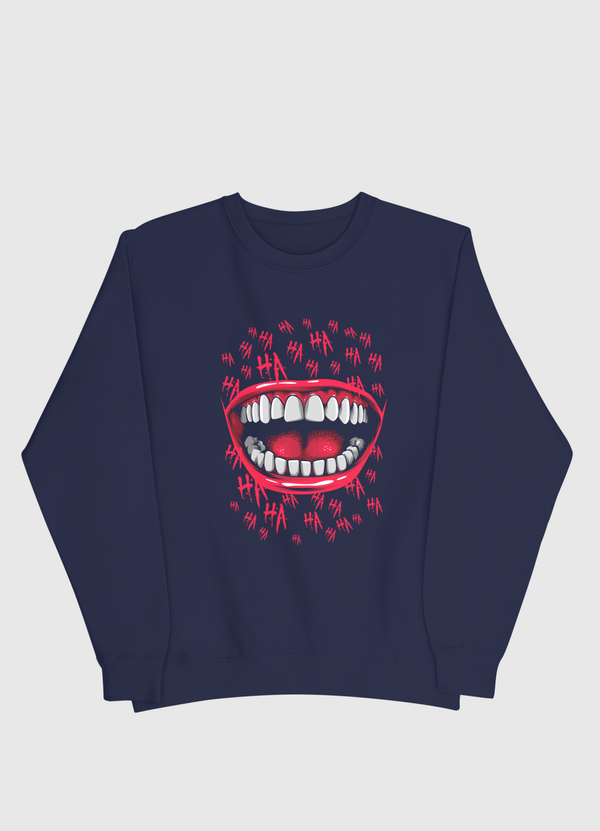 Crazy laugh Men Sweatshirt