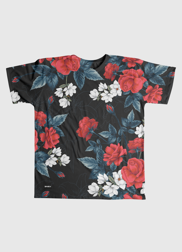 Floral Background Gifts Men Graphic T-Shirt