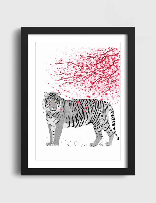 Cherry tree tiger Artframe