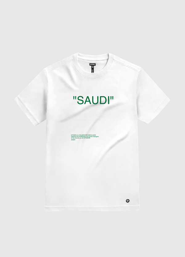 "Saudi" White Gold T-Shirt