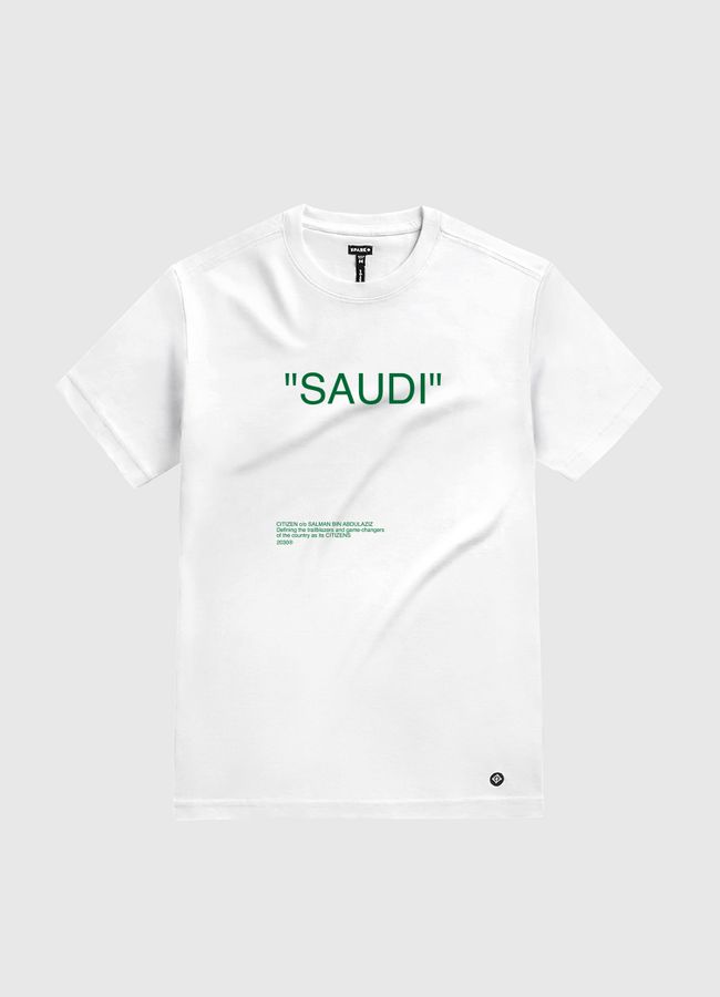 "Saudi" - White Gold T-Shirt