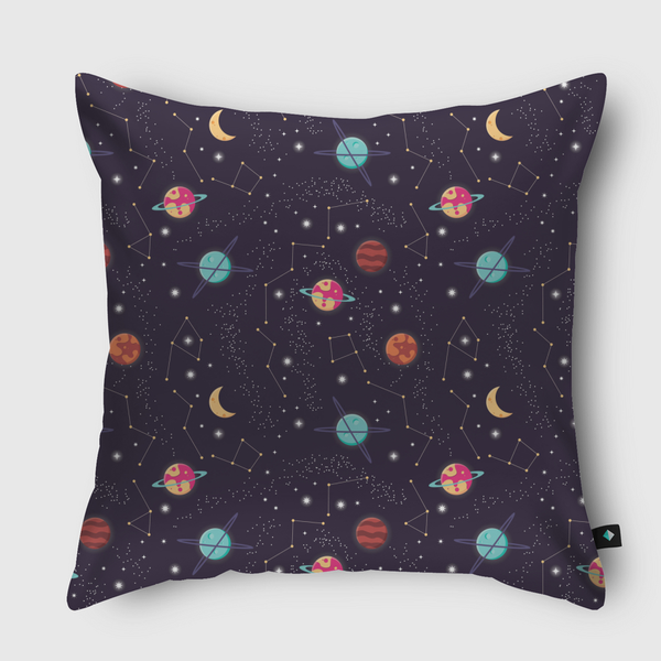 Galaxy pattern 004 Throw Pillow