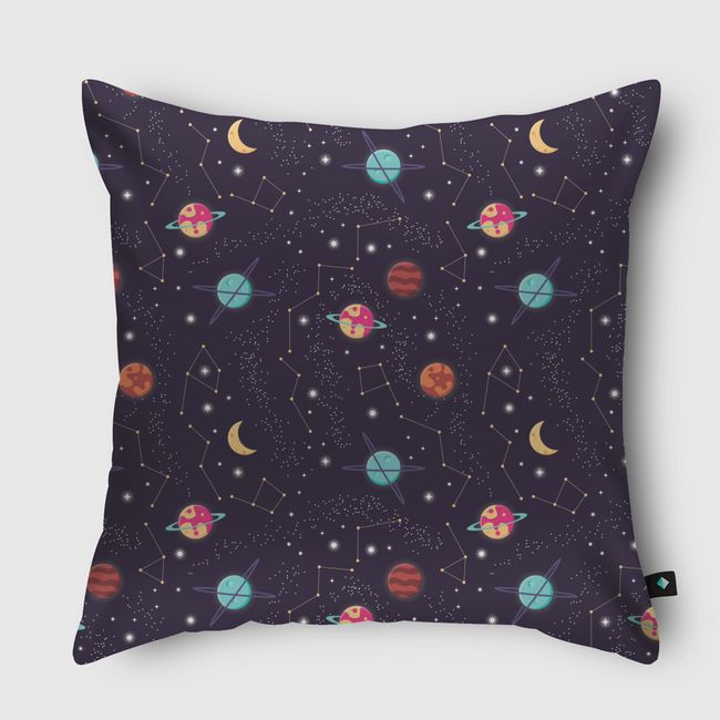 Galaxy pattern 004 - Throw Pillow