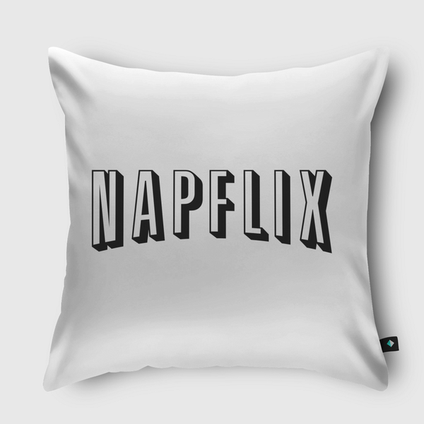 Nap Flix Throw Pillow