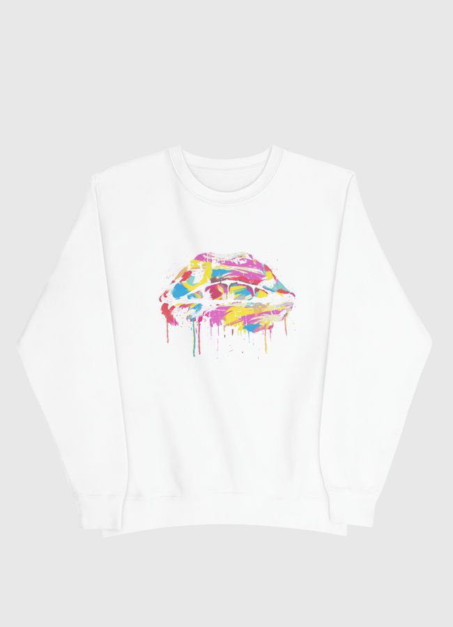 Colorful lips - Men Sweatshirt