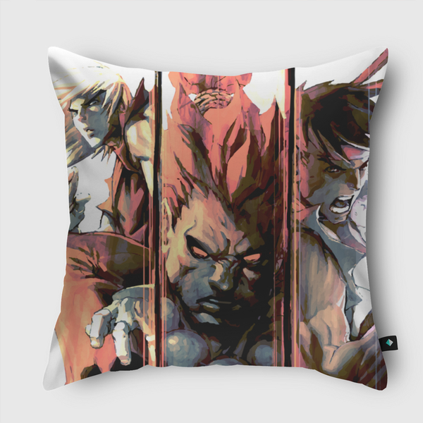 Street Fighter Throw Pillow