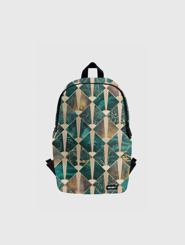 Art Deco Tiles - Ocean - Spark Backpack