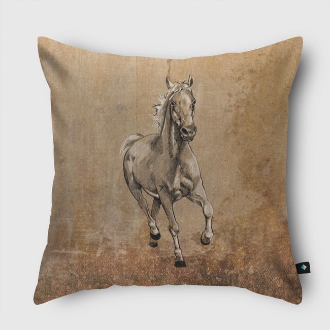 Horse  - Throw Pillow