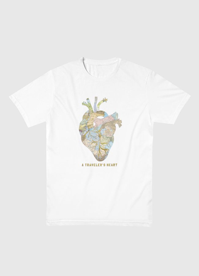 A Traveler's Heart - Men Basic T-Shirt