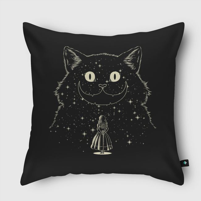 Alice Star Night Cat - Throw Pillow