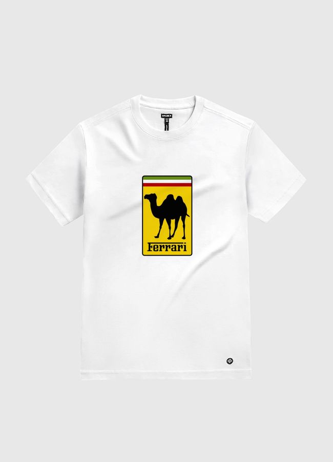 Ferrari by Nadaa Jawaa - White Gold T-Shirt