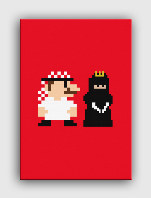 Mario and Princess Canvas