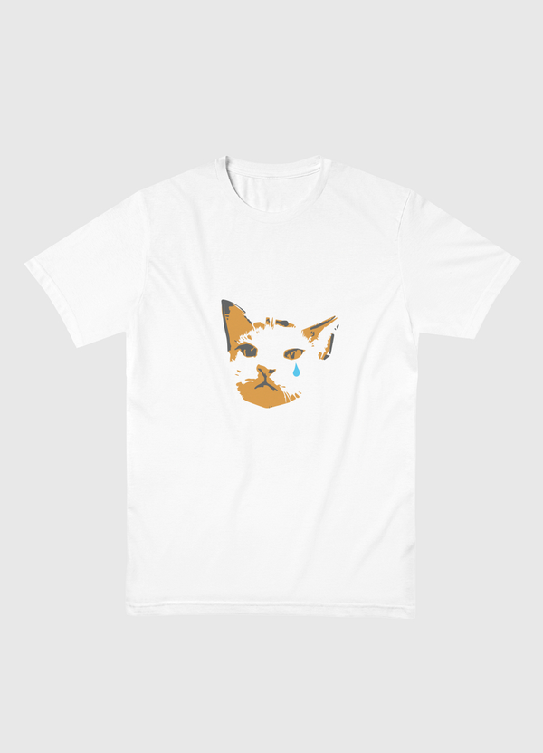 دمعة قطة Men Basic T-Shirt