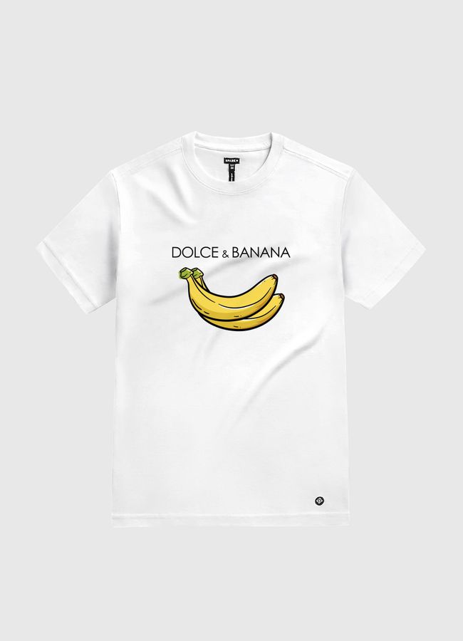 Funny Dolce And Banana - White Gold T-Shirt