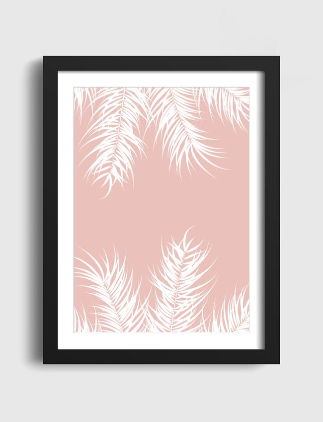 Tropical design pink - Artframe