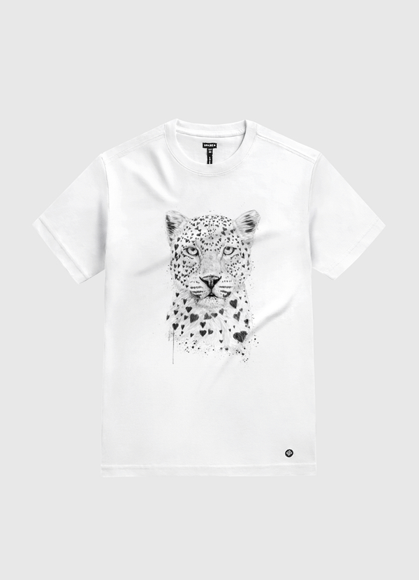 Lovely leopard White Gold T-Shirt