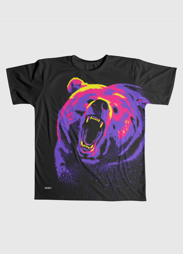 Purple Bear Men Graphic T-Shirt