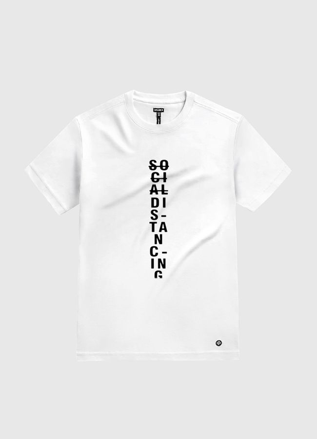 SOCIAL DISTANCING HYPE - White Gold T-Shirt