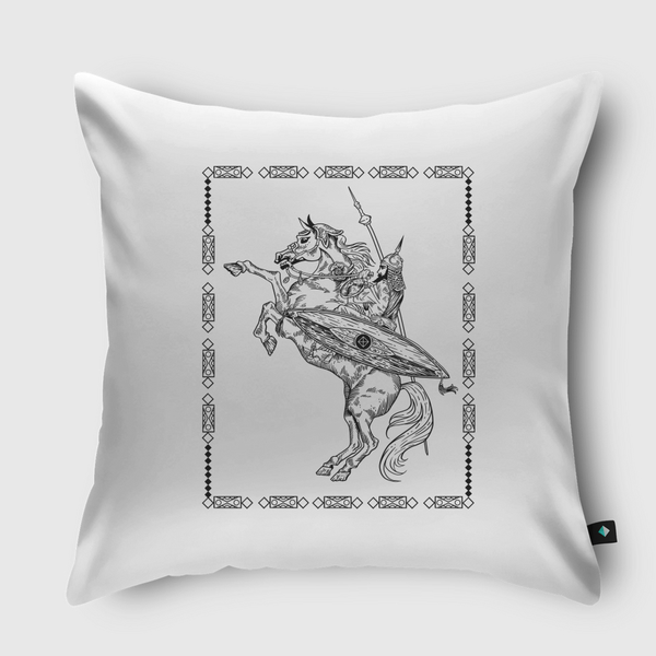 Arabian Horse Throw Pillow