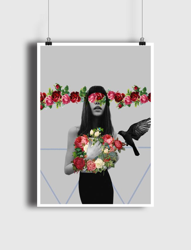 half person half flower - Poster