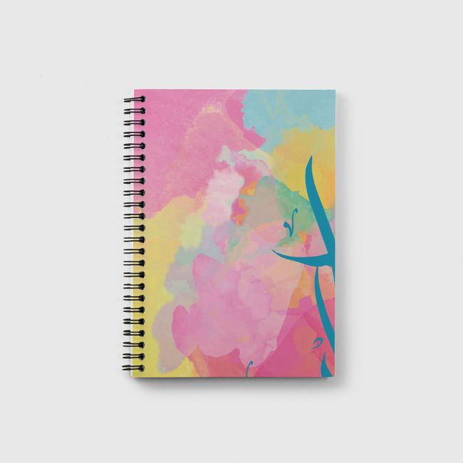 Colorful Calligraphy  - Notebook