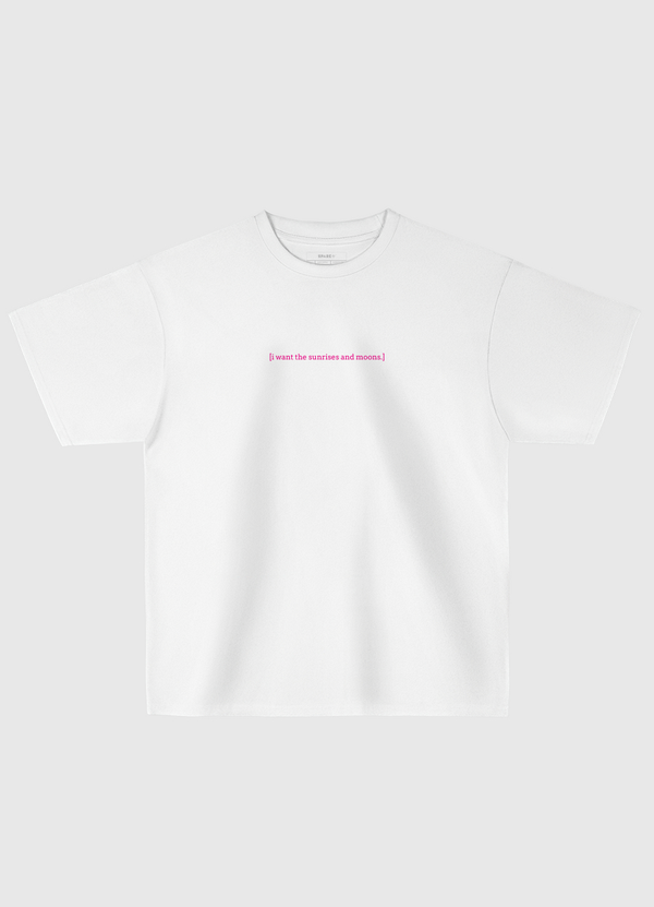 [sunrises and moons.] Oversized T-Shirt