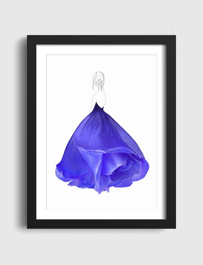 Fashion blue rose - Artframe