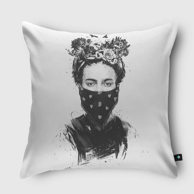 Rebel girl - Throw Pillow