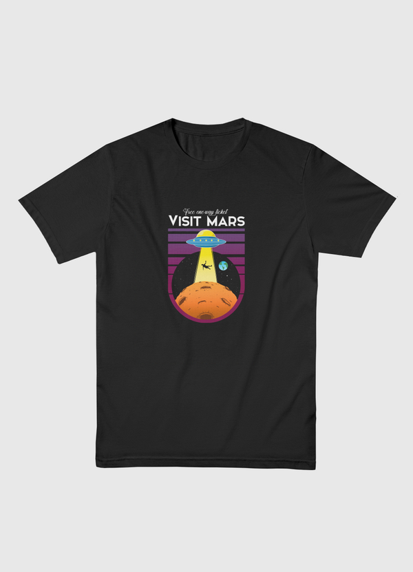 visit mars Men Basic T-Shirt