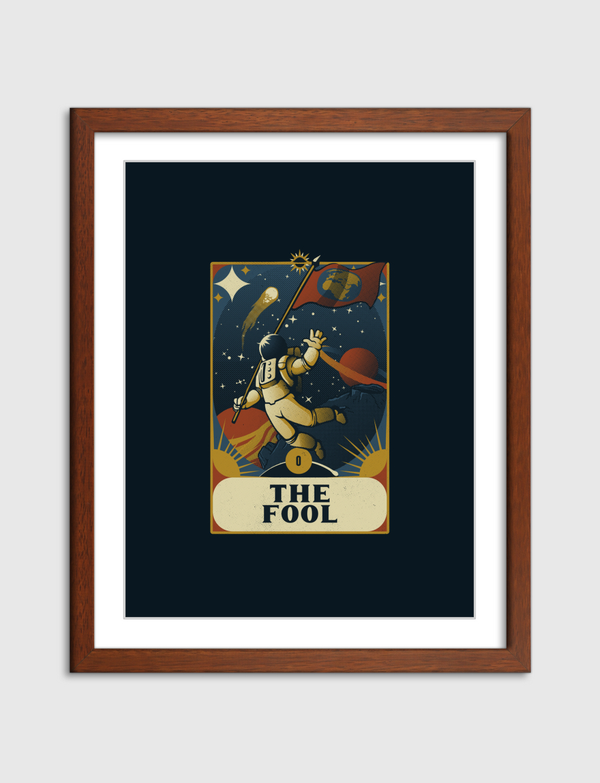 Astronaut Tarot Fool Artframe