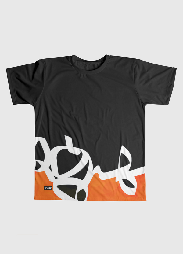 Orange Fury Men Graphic T-Shirt