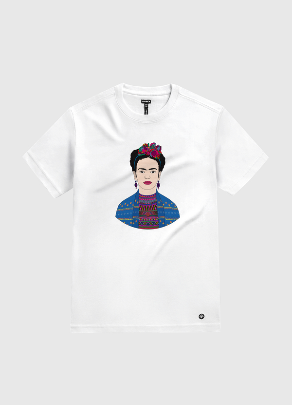 Frida Kahlo White Gold T-Shirt