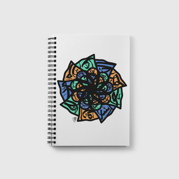 Calligraphic pattern Notebook