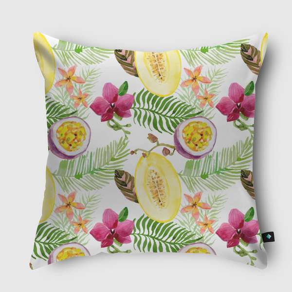 oh! Passion fruits Throw Pillow