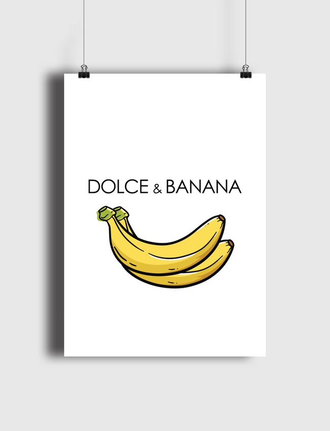 Funny Dolce And Banana - Poster