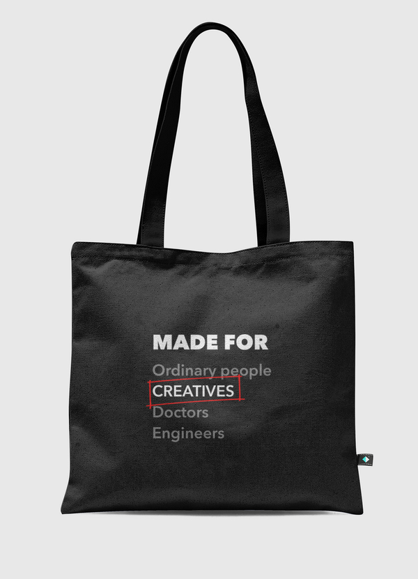 Mede for creatives Tote Bag