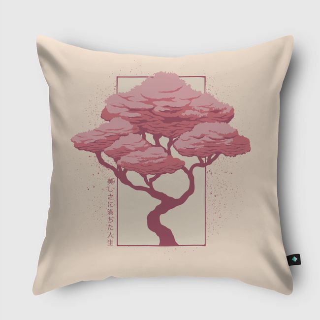 Sakura Blossom Pink - Throw Pillow