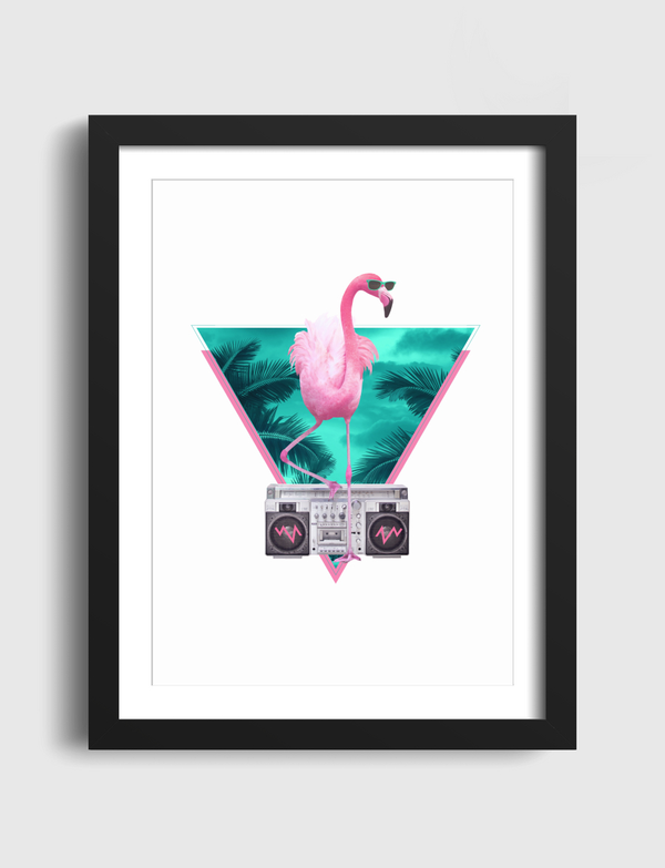 Miami flamingo Artframe